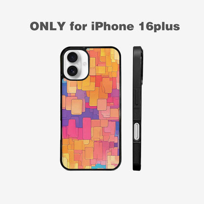 iPhone 16 Plus Case — Color Gradient Fade Pattern Hundreds Of, Custom Art Phone Cover