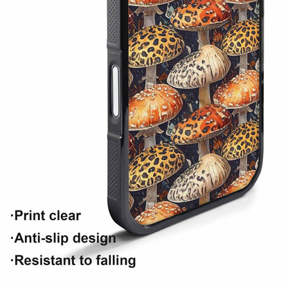 iPhone 17 Pro Case — Mushrooms Pattern Hundreds Of Original Art, Custom Art Phone Cover