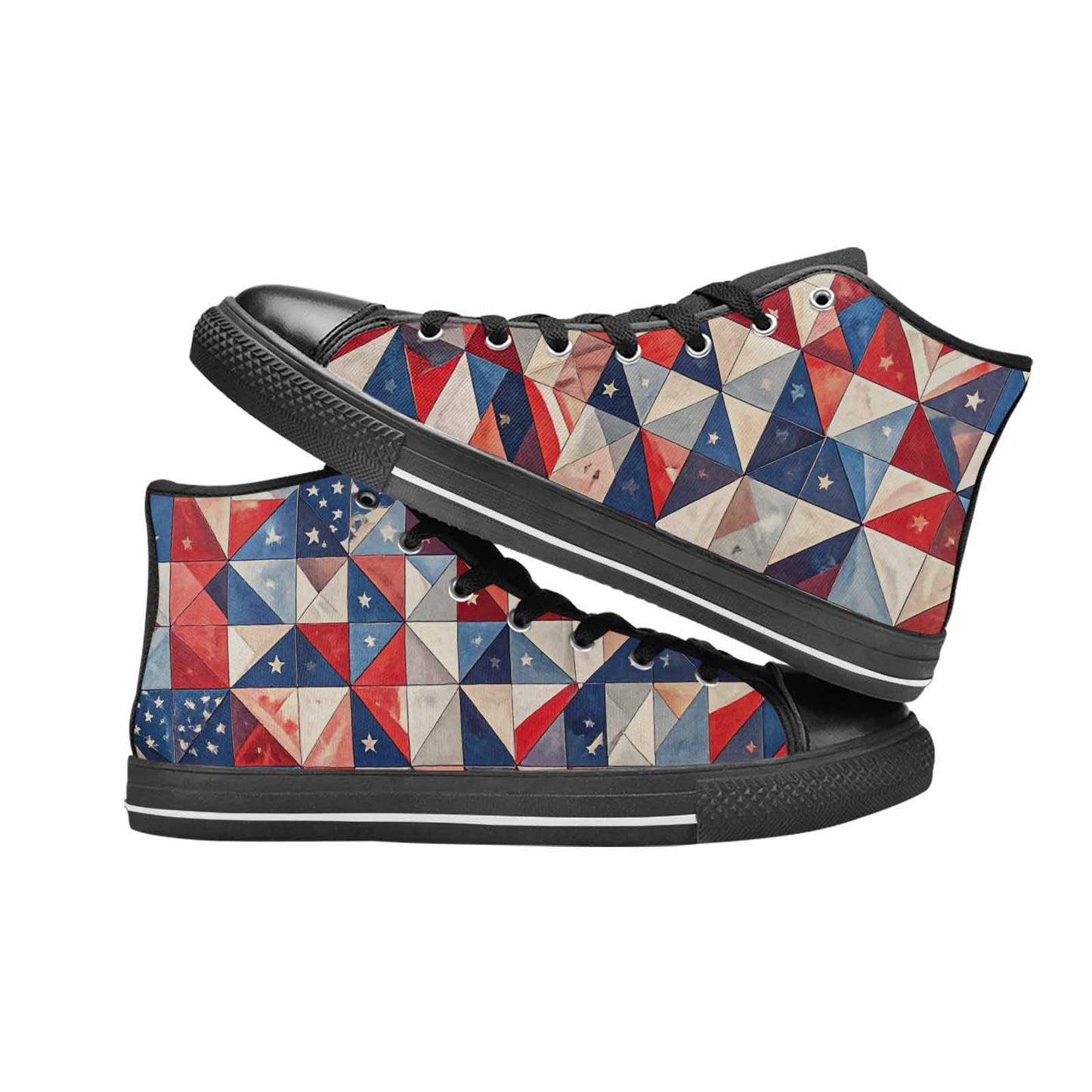 MEN'S American Flag Stars High Top Canvas Dreamcore Sneakers