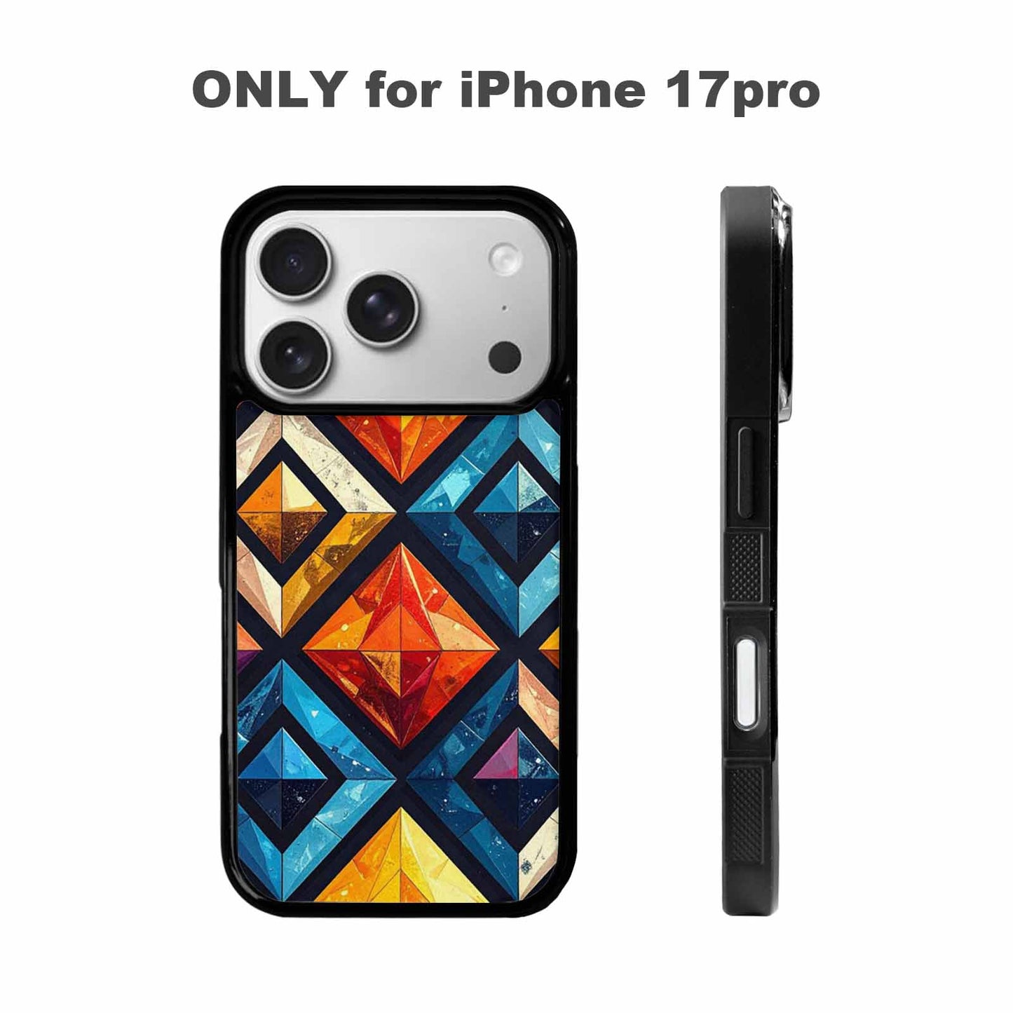 iPhone 17 Pro Case — Vintage Summer Diamond Retro Vintage, Custom Made Phone Cover