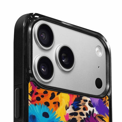 iPhone 17 Pro Case — Full Color Vibrant Animal Print Animal, Custom Art Phone Cover