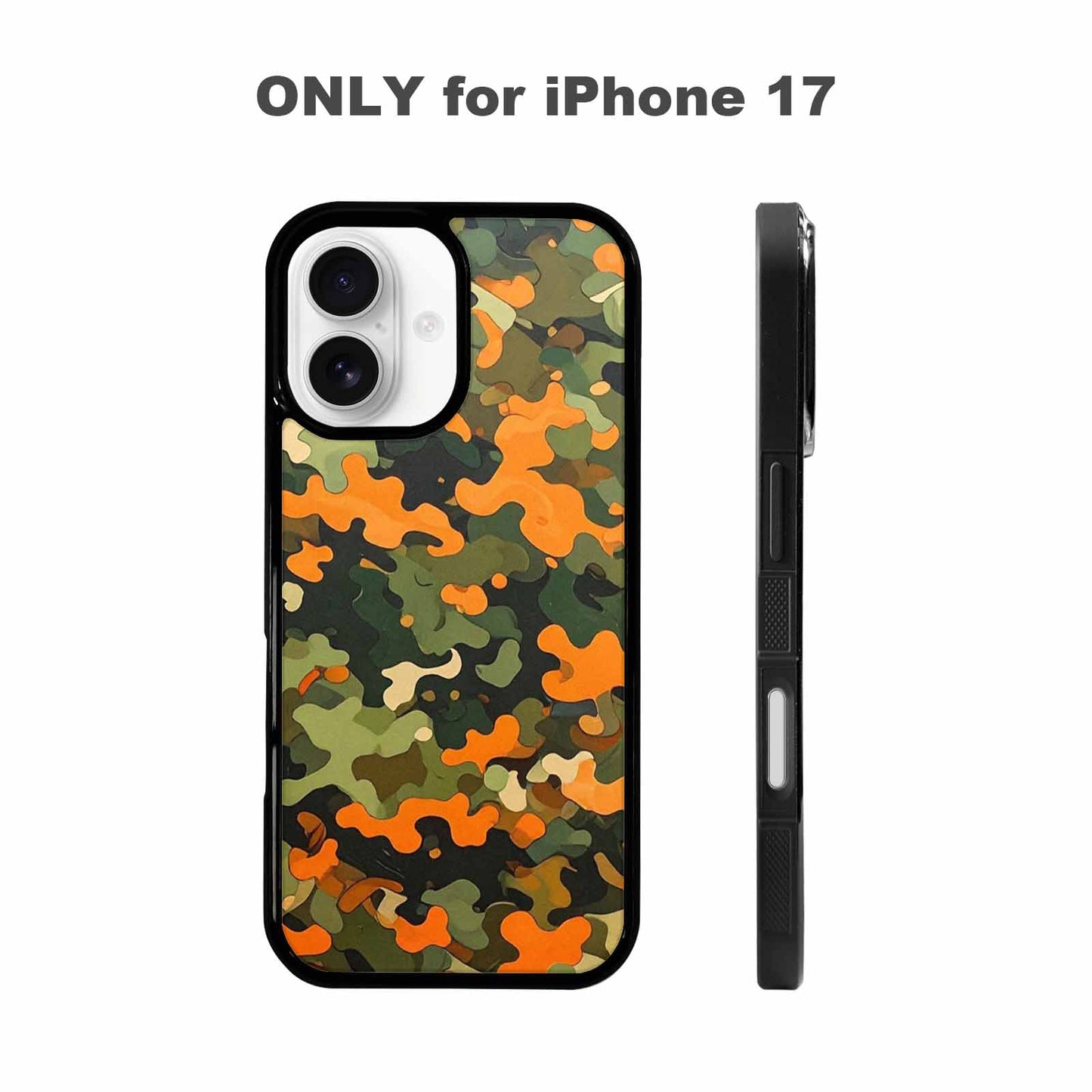 iPhone 17 Case — Small Military Camouflage Blotch Camo, Custom Designed Case Cover