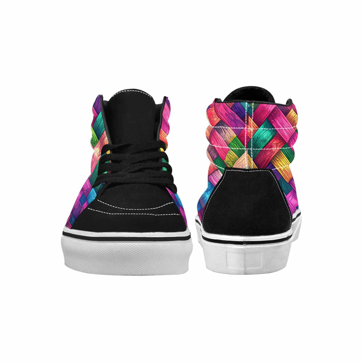 WOMEN'S Polysexual Flag Color High Top Canvas Vivid Sneakers