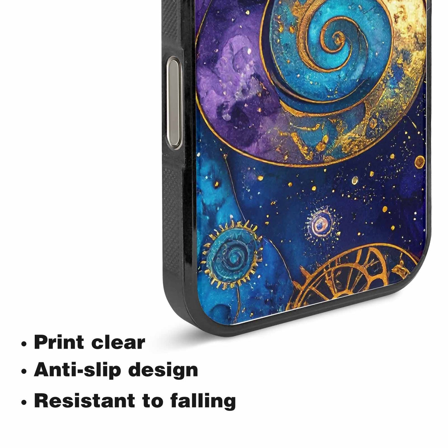 iPhone 15 Pro Max Case — Steampunk Galaxy Custom, Custom Phone Case