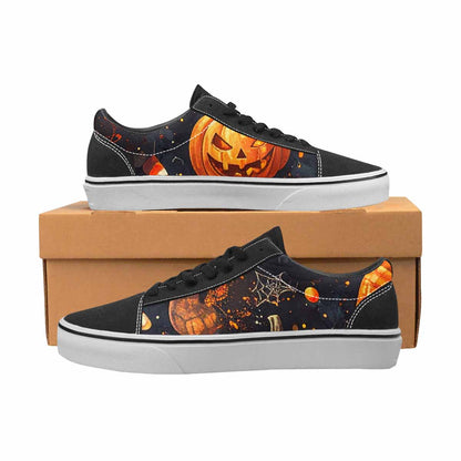 WOMEN'S Halloween Canvas Lace-Up Aesthetic Custom Sneakers