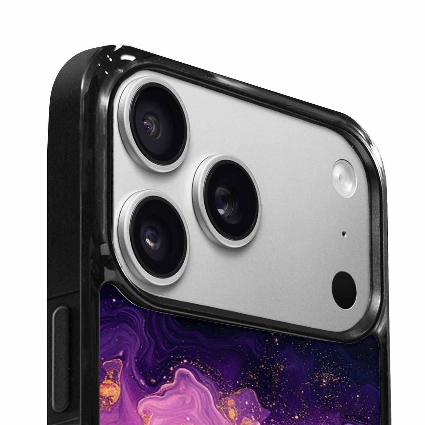 iPhone 17 Pro Case — Seamless Repeating Pattern Of Overlapping Galaxy, Custom Made Phone Cover