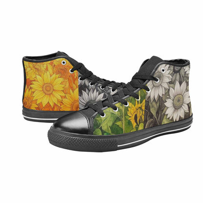 MEN'S Blend Melt Them High Top Canvas Neon Fantasy Shoes
