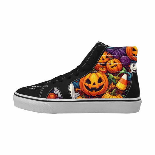 WOMEN'S Halloween Witches Ghouls High Top Canvas Dreamcore Custom Shoes