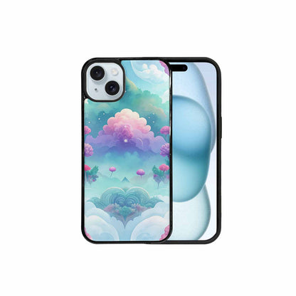 iPhone 15 Plus Case — Surrealist Dreamscape Illustration Pattern, Custom Art Phone Cover