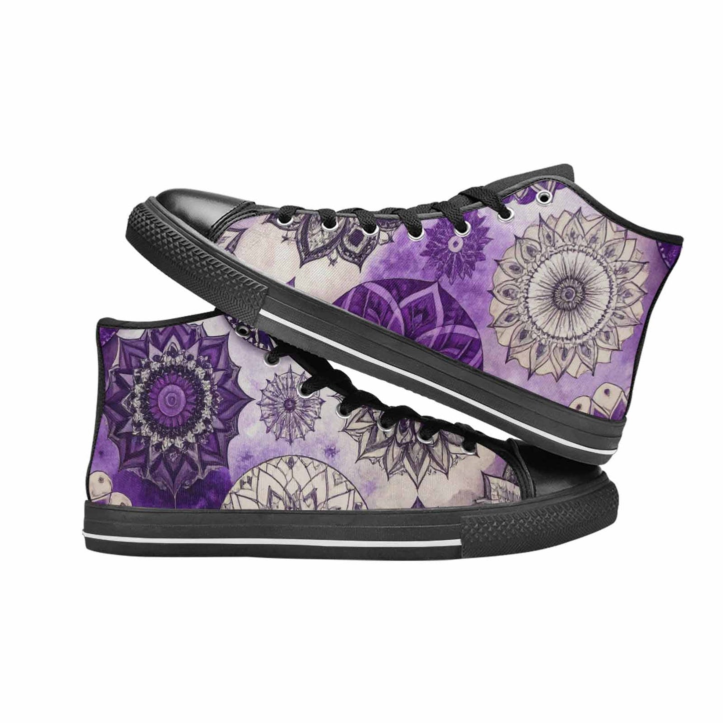 WOMEN'S Mandala High Top Canvas Vivid Shoes