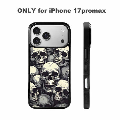 iPhone 17 Pro Max Case — Skull Dark Art Gothic Print Gothic, Custom Made Phone Cover