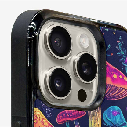 iPhone 16 Pro Max Case — Psychedelic Mushroom Custom Personalized Phone Cover, Customized Protective Case