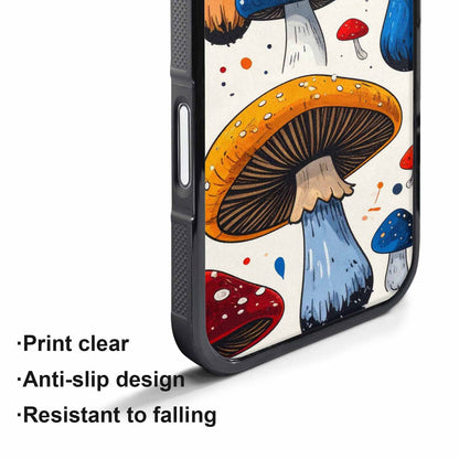 iPhone 17 Air Case — Vivid Winter Mushroom Seamless Cartoon Cute, Unique Phone Case Design