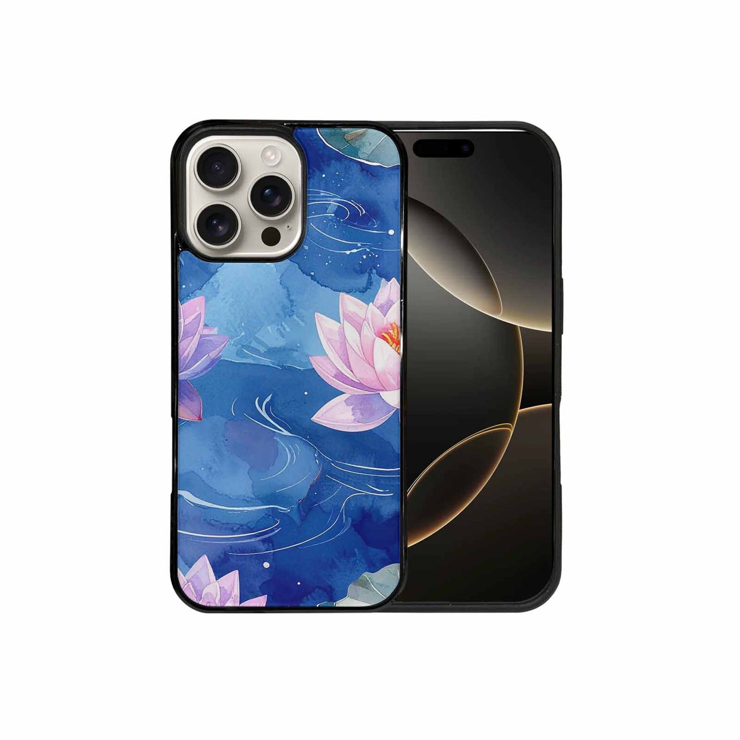 iPhone 16 Pro Max Case — Monet Water Lilies Painting Pattern, Original Design Phone Case