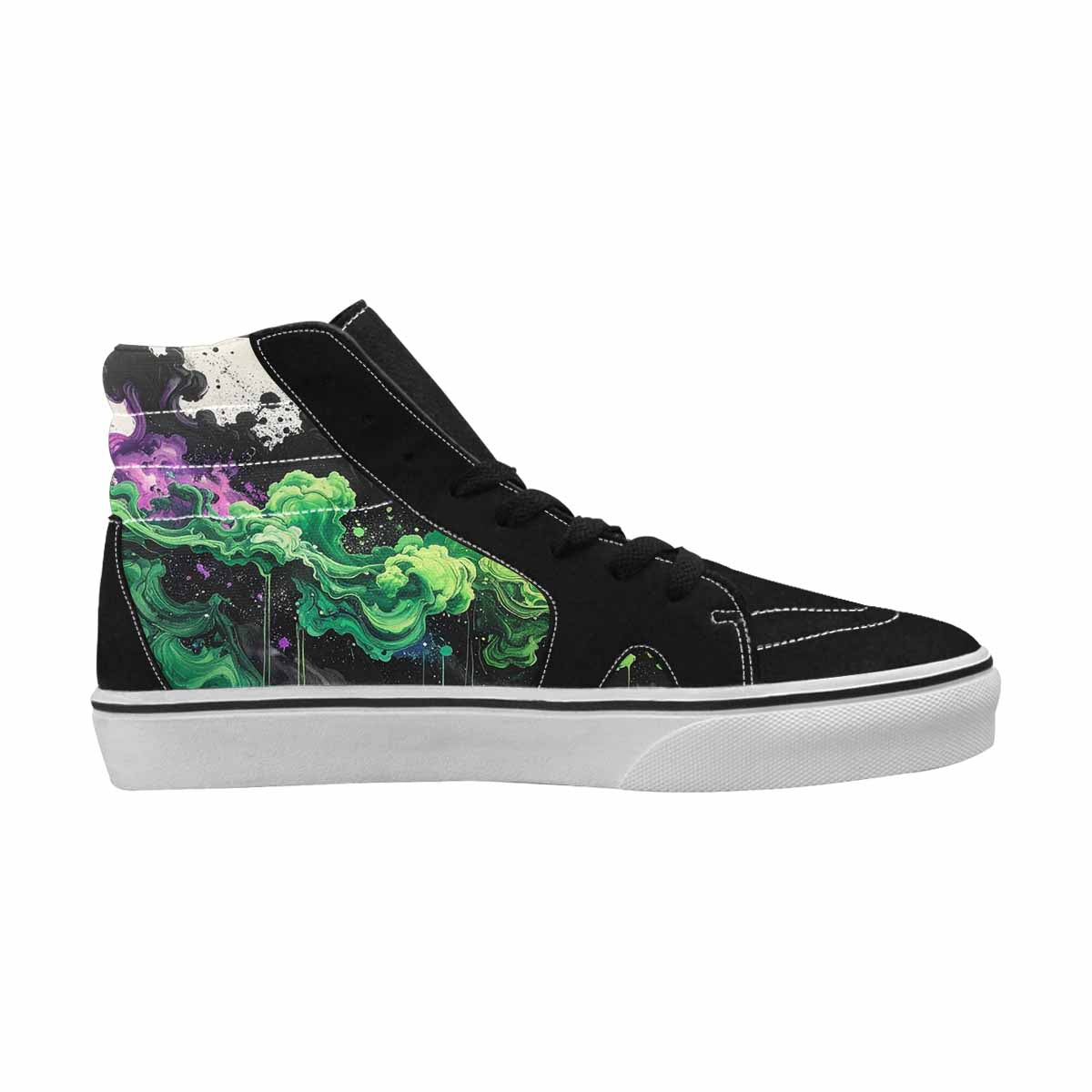 MEN'S Galaxy Nebula High Top Canvas Wallpaper Art Custom Sneakers