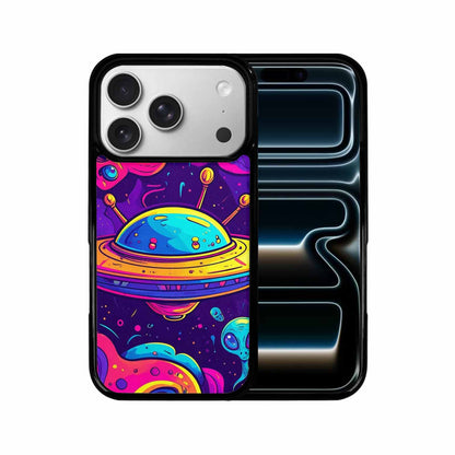 iPhone 17 Pro Case — Alien Ufo Cartoon Art Pattern Alien, Customized Protective Case