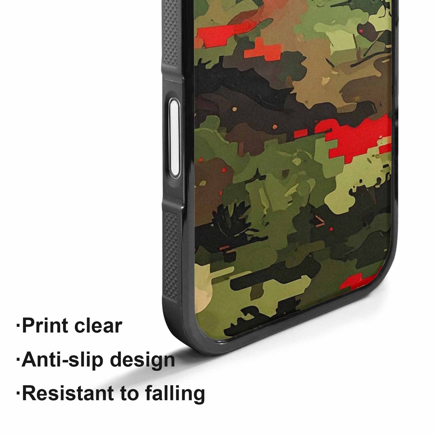 iPhone 17 Case — Small Military Camouflage Blotch Camo, Original Design Phone Case