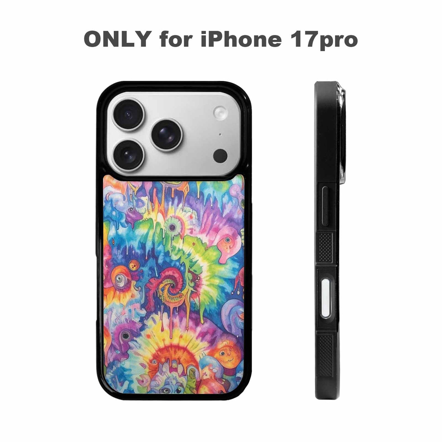 iPhone 17 Pro Case — Aliens Tie Dyemelting Aliens P Tie, Custom Designed Case Cover