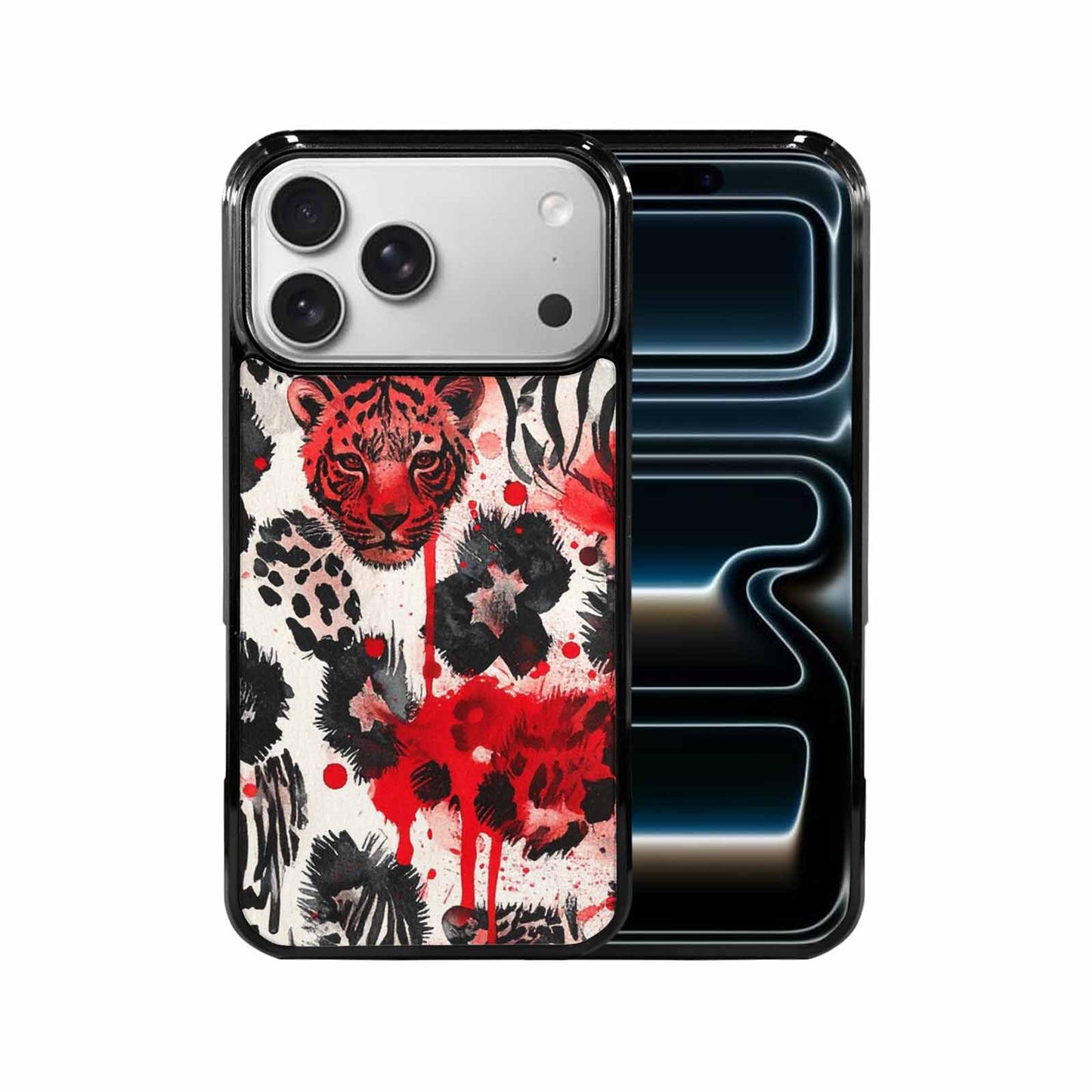 iPhone 17 Pro Max Case — Animal Print (black &amp; Animal Print, Custom Art Phone Cover