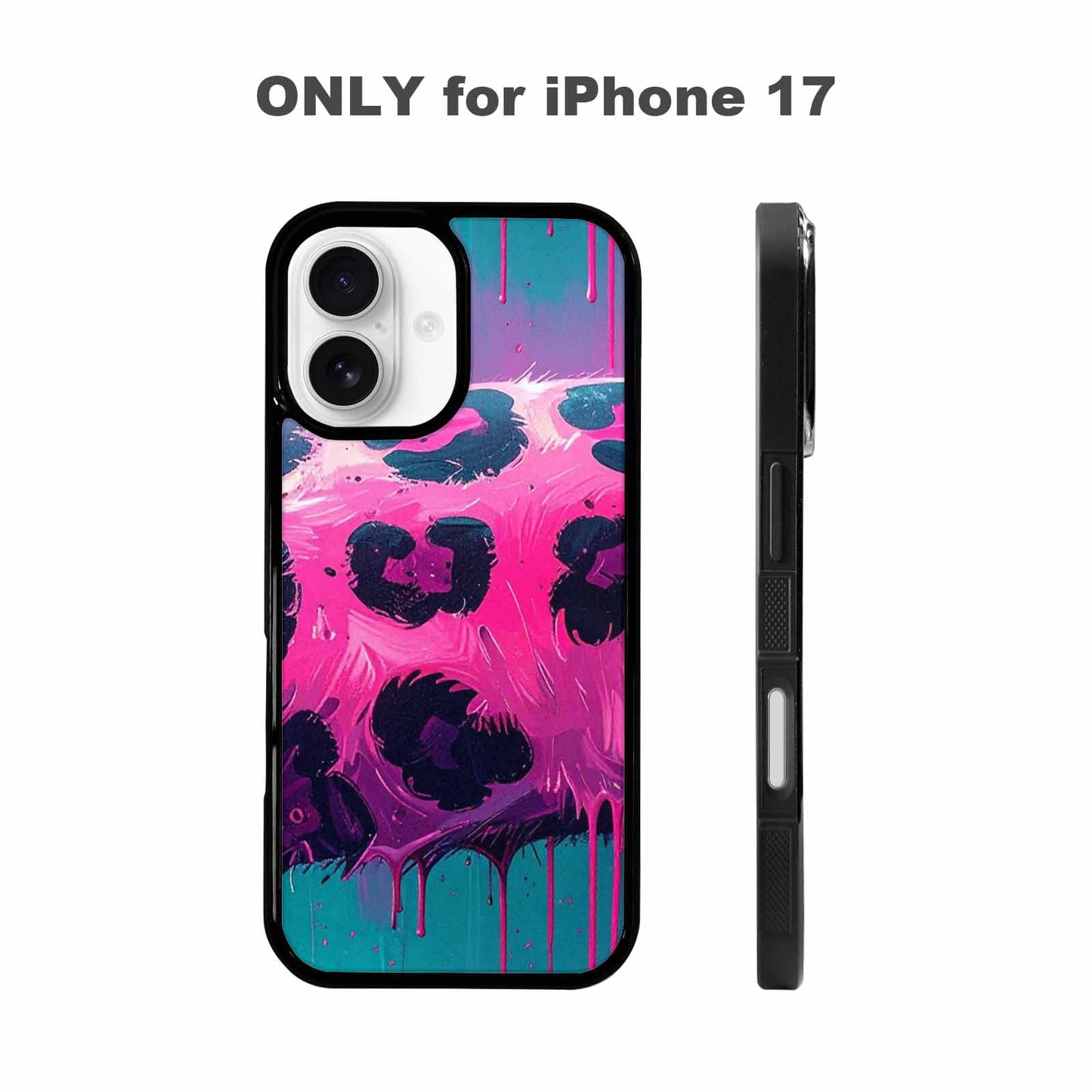 iPhone 17 Case — Seamless Tileable Pattern Of Animal Print, Custom Print Case Cover