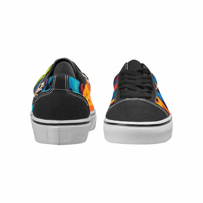 WOMEN'S Melting Aliens Lace-Up Canvas Dark Academia Sneakers