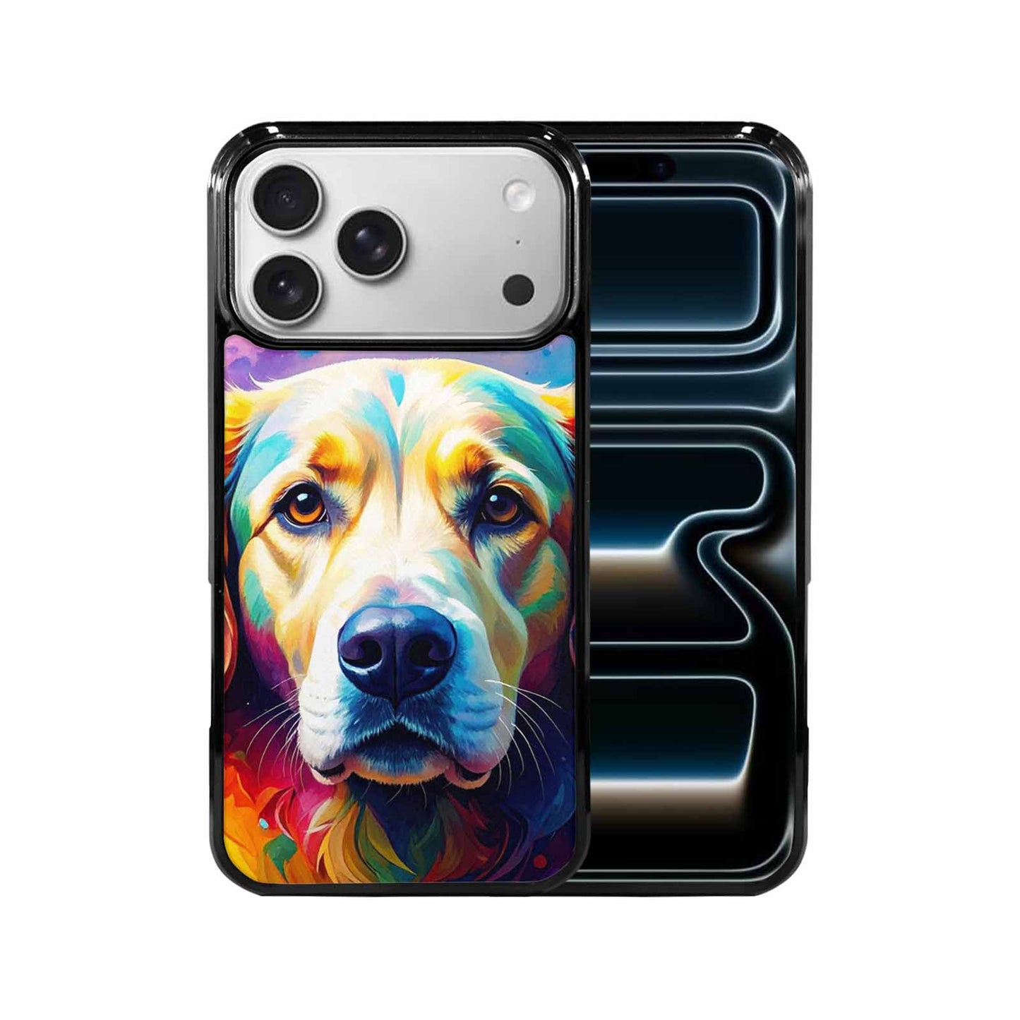 iPhone 17 Pro Max Case — Golden Retriever Watercolor Art Watercolor Abstract, Custom Print Case Cover
