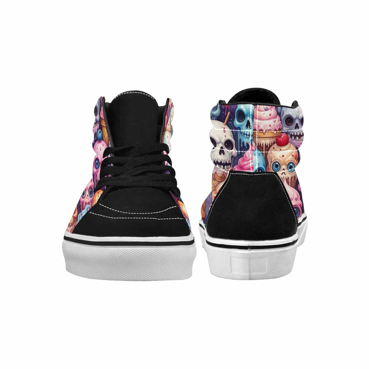 MEN'S Ice Cream Monsters  High Top Canvas Aesthetic Shoes