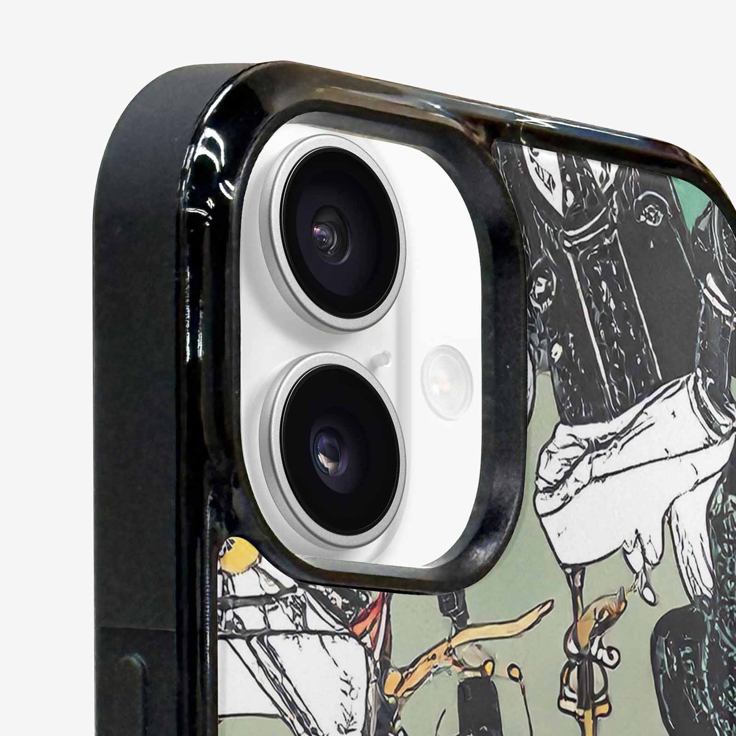 iPhone 16 Case — Noir Spy Silhouette Pen Ink Noir, Custom Print Case Cover