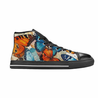 MEN'S Butterfly Wing High Top Canvas Cottagecore Shoes