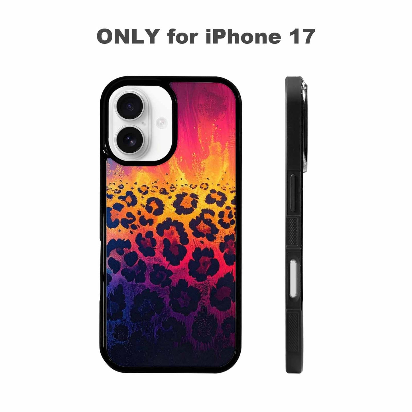iPhone 17 Case — Leopard Print Gradient Style Animal Print, Original Design Phone Case