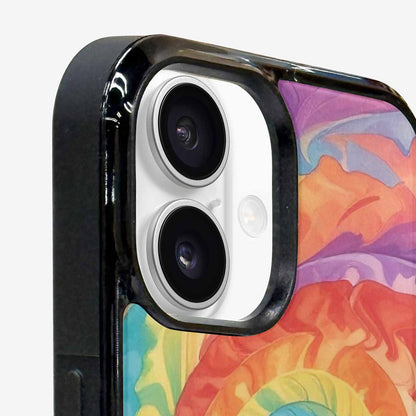 iPhone 16 Plus Case — Tie Dye Swirls Tie Dye Swirls, Original Design Phone Case