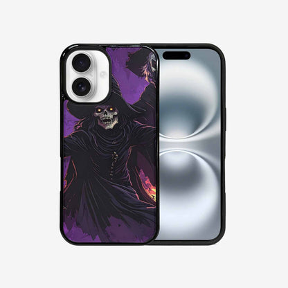 iPhone 16 Case — Scary Horror Halloween Art Print Edge, Personalized Phone Case