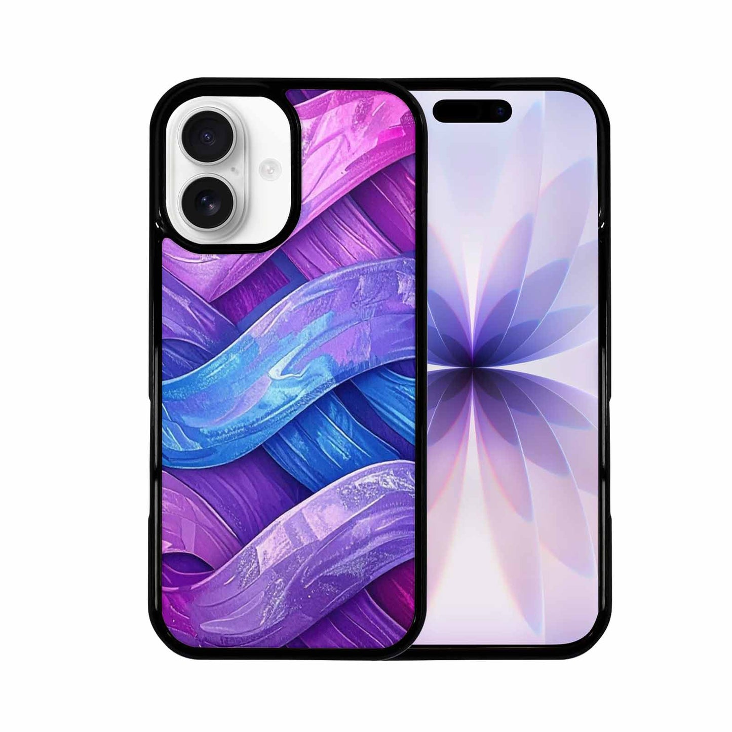 iPhone 17 Case — Bisexual Flag Color Theme Original Art, Custom Print Case Cover