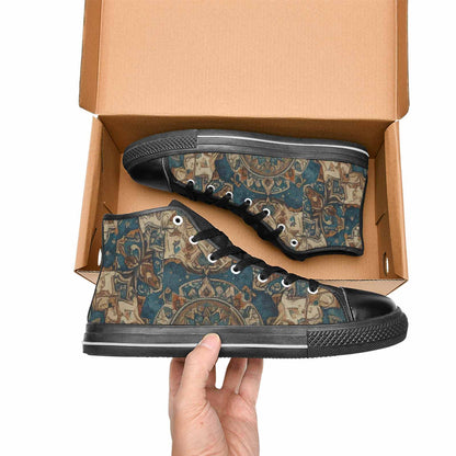 WOMEN'S Mandala High Top Canvas Aesthetic Shoes