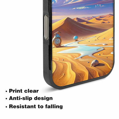 iPhone 16 Pro Case — Surrealist Desert Dreamscape Custom Personalized Phone, Personalized Phone Case