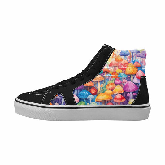 MEN'S Mushrooms  Tie Dye High Top Canvas Dreamlike Shoes
