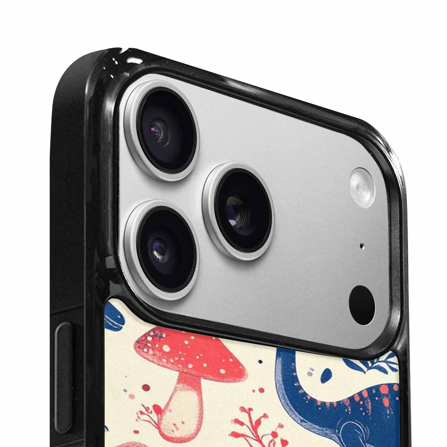 iPhone 17 Pro Max Case — Vintage Dinosaurs Mushroom Retro Vintage, Unique Phone Case Design