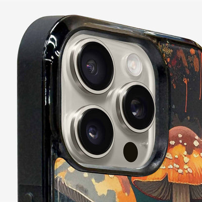 iPhone 15 Pro Max Case — Mushrooms Camomushrooms Patter, Custom Designed Case Cover