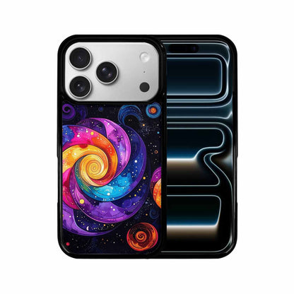 iPhone 17 Pro Case — Rose Galaxy Art Seamless Pattern Galaxy, Original Design Phone Case