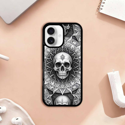 iPhone 17 Case — Skull Dark Art Gothic Print Gothic, Customized Protective Case
