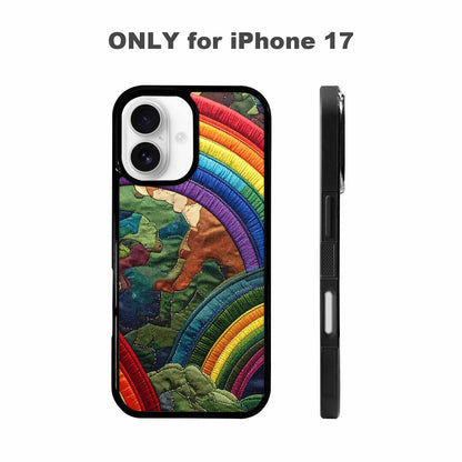 iPhone 17 Case — Vivid Camo Rainbow Camo, Personalized Phone Case