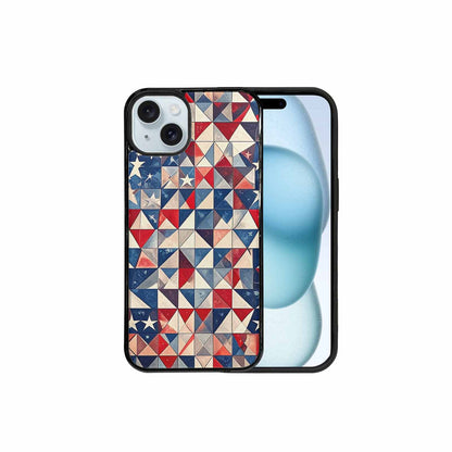 iPhone 15 Plus Case — Small American Flag Stars And Stripes, Custom Phone Case