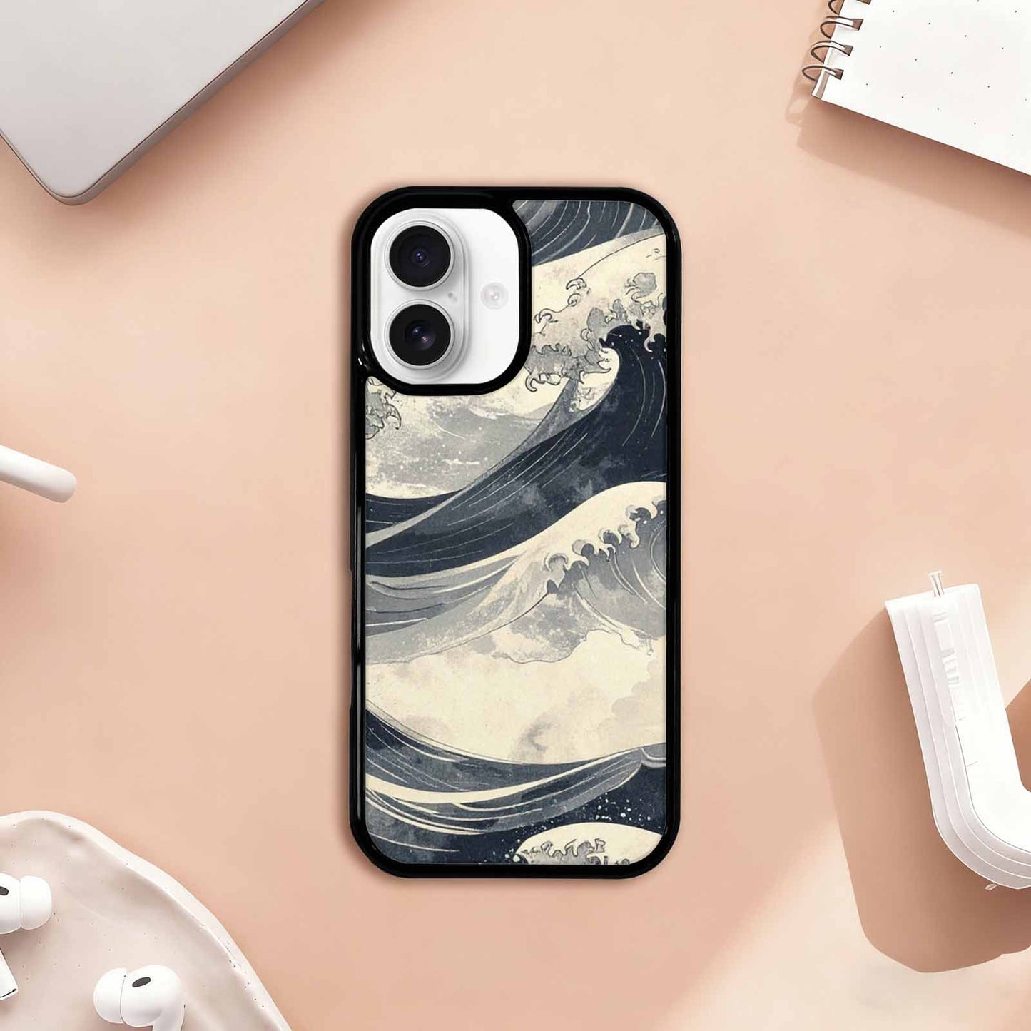 iPhone 17 Case — Vintage Americana Wave Retro Vintage, Personalized Phone Case