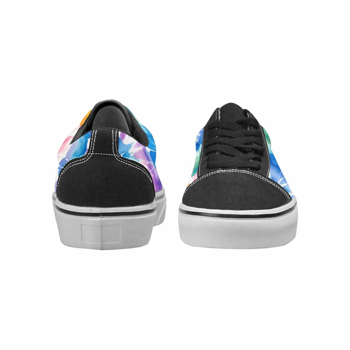 WOMEN'S Tie Dye Swirl Canvas Lace-Up Surreal Shoes