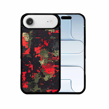 iPhone 17 Air Case — Small Military Camouflage Blotch Pattern Camo, Custom Print Case Cover