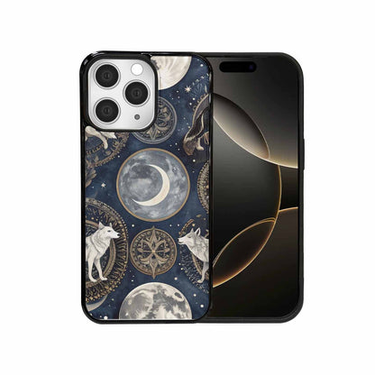 iPhone 15 Pro Max Case — Wolves Everywhere Collage Overlap Small Wolf, Original Design Phone Case