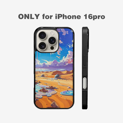 iPhone 16 Pro Case — Surrealist Desert Dreamscape, Unique Phone Case Design