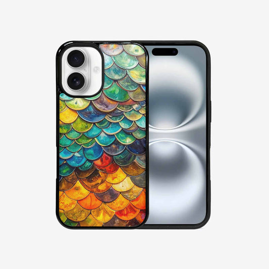iPhone 16 Case — Reptile Scale Full Color Vibrant Reptile, Custom Printed Phone Case
