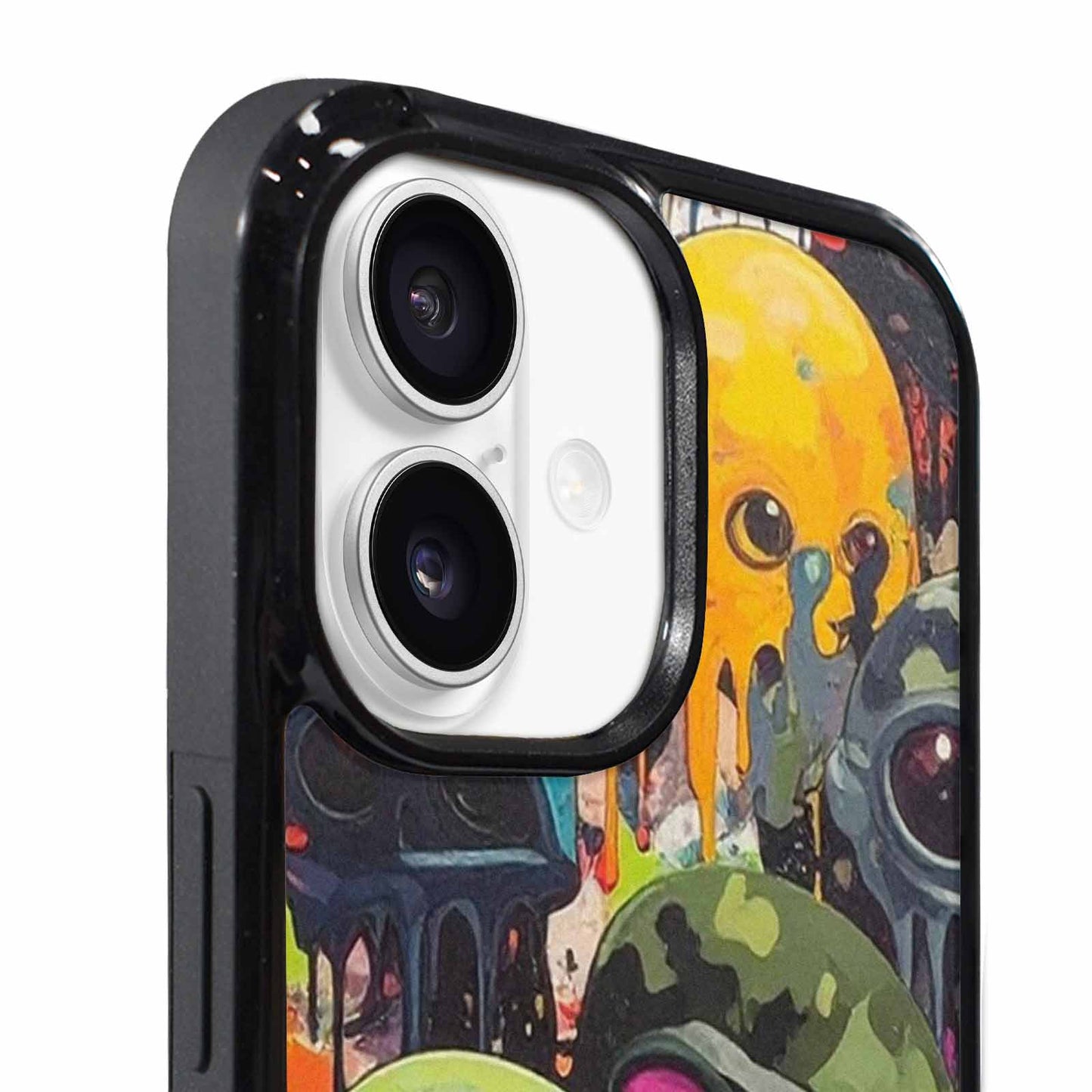 iPhone 17 Case — Aliens Camomelting Aliens Patt Alien Scifi, Custom Phone Case