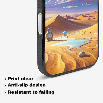 iPhone 16 Case — Surrealist Desert Dreamscape Custom Personalized Phone, Custom Art Phone Cover